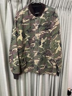 古着　ヴィンテージ ブルゾン　迷彩　ジャケット　army EMARジッパー　xl 古着ヴィンテージ ブルゾン迷彩ジャケットarmy EMARジッパーxl