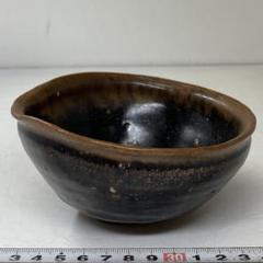 ☆茶3 古代 天目茶碗 中国美術 口径約12.5cm 東キ7-0724①