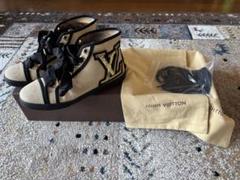 LOUIS VUITTON ハイカット ベージュ/ブラック