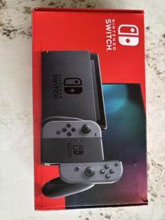 Nintendo Switch 本体 グレー　収納ケース付、SDカード付き