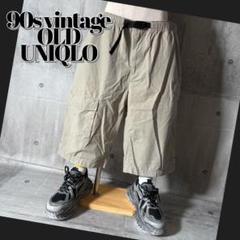パンツ 90s vintage OLD UNIQLO half pants y2k 90s vintage OLD UNIQLO half pants y2k - メルカリ