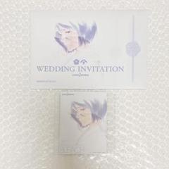 BLEACH 小説 特典 結婚式招待状風イラストカード ミニカード