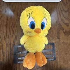 【希少】LOONEY TUNES トゥイーティー　ぬいぐるみ写真立て　ビンテージ 希少】LOONEY TUNES トゥイーティー ぬいぐるみ写真立て ビンテージ