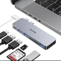 GIISSMO Macbook ハブ 6-IN-2 USB-C 6-IN-2
