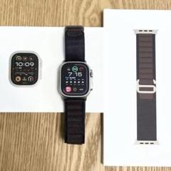 Apple Watch Ultra 2 チタニウム49mm アルパインループ付