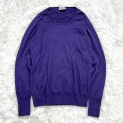 カシミヤ100%⭐️美品CRUCIANI ドライバーズニットパープル40