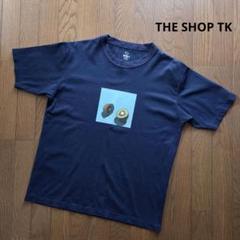THE SHOP TK フタバフルーツ コラボ Tシャツ ネイビー 半袖
