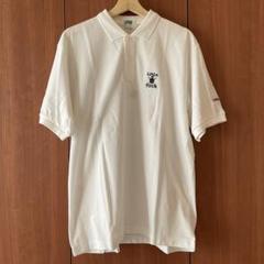 新品★LPGA TOUR 半袖ポロシャツL ホワイト ネイビー 綿100%ゴルフ