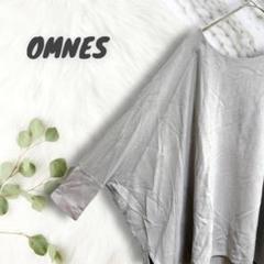 OMNES【フリー】ドルマンスリーブカットソー ゆったりワイド プルオーバー