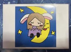うさ耳の女の子ポストカード