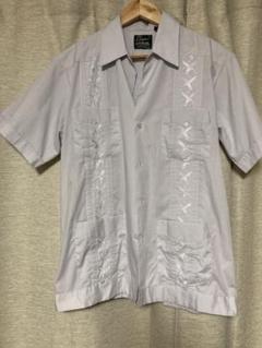 古着　キューバシャツ　サックスブルーのサムネイル