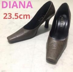 ✨極美品✨DIANA ダイアナ パンプス フラット　エナメル　リボン　23.5㎝ 靴・バッグのダイアナ通販サイト ｜ YG41104: シューズ