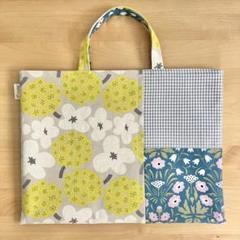 ハンドメイド 花柄 トートバッグ