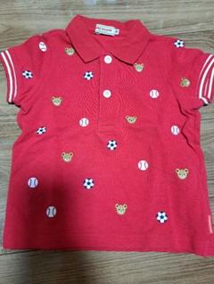 ミキハウス　プッチーポロシャツ80