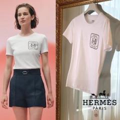 新品タグ付き Hermes エルメス カノエ マイクロ Tシャツ 23ss 34 新品タグ付き Hermes エルメス カノエ マイクロ Tシャツ 23ss 34