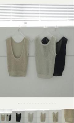 Paperyarn Knit Tanktop/anuke - メルカリ