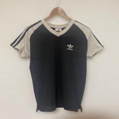 00s adidas パフォーマンスロゴリンガーTシャツ プリントT XL