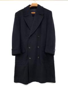 GUCCI ネイビー チェスターコート 未使用44 GUCCI - GUCCI グッチ チェスターコート 44(S位) 紺 【古着
