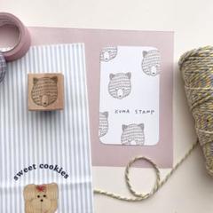 KUMA STAMP くまスタンプ　消しゴムはんこ　消しゴムハンコ　 stamp