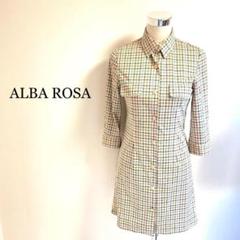ALBA ROSA レア チェックワンピース シャツ ヴィンテージ 古着女子