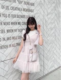 アンミール An MILLE チュールキャミミニワンピース トップスセット アンミール An MILLE チュールキャミミニワンピース トップス