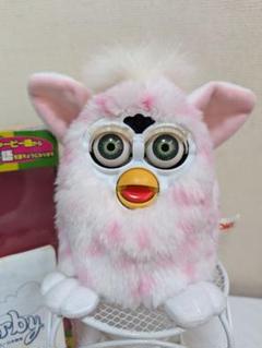 【絶品】 ファービー（ピンク斑点柄）オリジナル染色カラー メルカリ - ぬいぐるみ