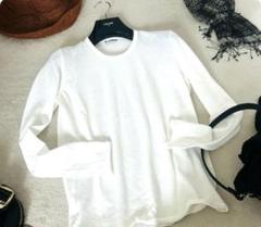 極美❤️JILSANDER/ジルサンダー　サマーニット　セーター　白冷房対策にも ◇極美品◇JIL SANDER◇モヘア◇ニットセーター◇定価14万円