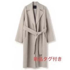 N.O.R.C ノーク ウールリバービッグカラーコート 新品タグ付 グレージュ N.O.R.C ノーク ウールリバービッグカラーコート 新品タグ付