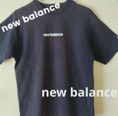 【new balance 】ダークブルー Tシャツ メンズМ