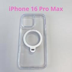 iPhone16ProMaxケース ゼンマイ式スタンド MagSafe対応