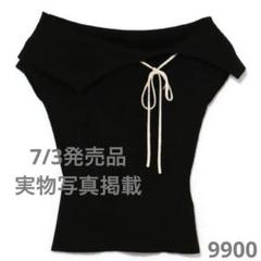 トップス ANDMARY Amari ribbon tops ANDMARY】Amari ribbon tops