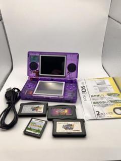 任天堂 DS Lite クリアパープル おまけ付き