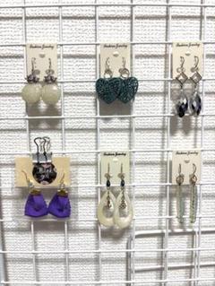 ハンドメイド ピアス イヤリング 樹脂フック