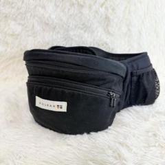 POLBAN ベーシック ヒップシート【シングルショルダー付き】ブラック