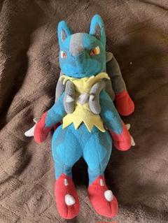 ぬいぐるみ　[タグ有・美品] メガルカリオ ぬいぐるみ 「ポケットモンスター」 ポケモンセンター限定 キミにきめた！ポケモンゲットぬいぐるみ メガルカリオ ｜【公式