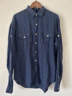 90's Polo by Ralph Lauren リネン　サファリシャツのサムネイル