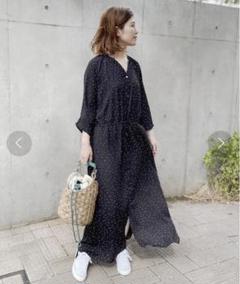 spick&span ドット柄シャツワンピース　タグ付き spick&span ドット柄シャツワンピース タグ付き