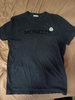MONCLER 黒 Tシャツ 白グラフィック MONCLER 【中古】 モンクレール I10918C00064 8390T ベロア