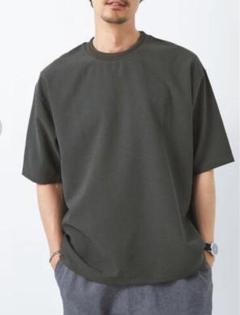 【値下】グリーンレーベル ドットエアー ヘムコード クルーネック Tシャツ