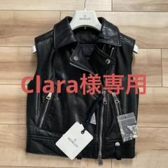 新品【定価32万】MONCLER RODEIA レザー ライダース ダウンベスト 新品【定価32万】MONCLER RODEIA レザー ライダース ダウン