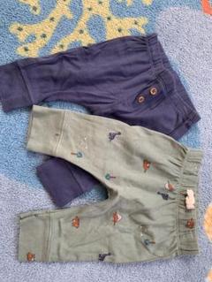 Carter’s ベビーパンツ 2枚セット｜3ヶ月｜恐竜＆ネイビー｜ズボン