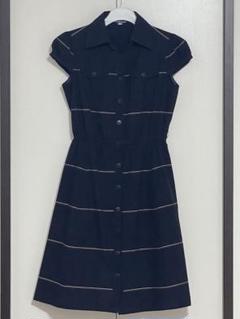 BURBERRY BLACK LABEL 膝丈ワンピース　ブラック BURBERRY BLACK LABEL 膝丈ワンピースブラック
