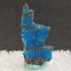 ✨世界に一つ✨天然石『カルカンサイト』鉱物標本 縞模様 ブラックマトリックス