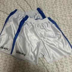 ATHLETA ショートパンツ 140160サイズ ホワイト/ブルー/ピンク