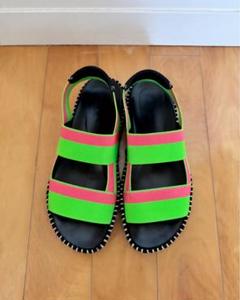 美品❤️マルニ 定価7.3万 デザイン サンダル 38(約25cm) 美品 MARNI マルニ チェック柄 ローカット スニーカー サンダル
