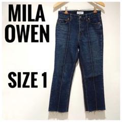 美品♡Miila Owen ミラオーウェン センターコバストレートデニムパンツ