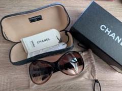 CHANEL ブラウンオーバーサイズサングラス