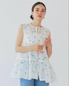 未使用級 美品 yori ヨリ 2019aw グレンチェックジレ 美品！yori グレンチェックジレ