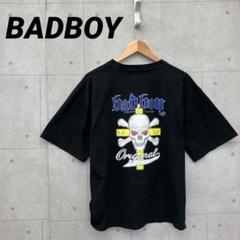 y2k 平成 BADBOY バッドボーイ Tシャツ バックプリント ブラック 黒