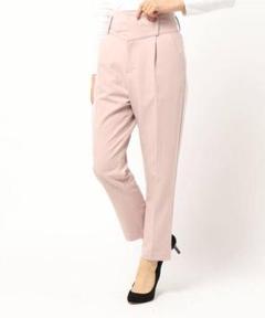 RESEXY シンプルテーパードパンツ pink